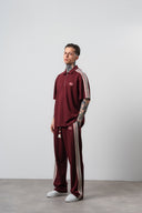 Champ Striped Regular Fit Tracksuit Burgundy
