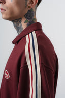 Champ Striped Regular Fit Tracksuit Burgundy