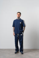 FFB Striped Regular Fit Tracksuit Navy