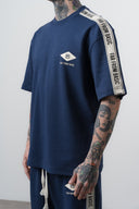 FFB Striped Regular Fit Tracksuit Navy