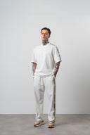 FFB Striped Regular Fit Tracksuit Ecru
