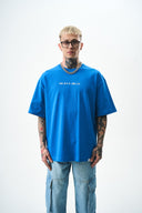 Palm Oversized T-Shirt Blue