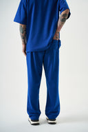 Basic Baggy Sweatpant Sax Blue