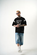 Deep 74 Oversized T-Shirt Black