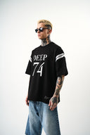 Deep 74 Oversized T-Shirt Black