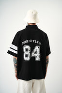 84 Zone Oversized T-Shirt Black