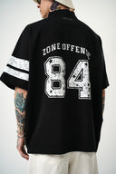 84 Zone Oversized T-Shirt Black