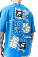 Low Vision Oversized T-Shirt Baby Blue