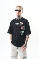 Low Vision Oversized T-Shirt Black