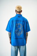 3 Oversized T-Shirt Blue