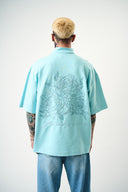 Be Kind Oversized T-Shirt Baby Blue