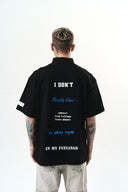 I Don't Oversized T-Shirt Black