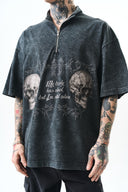 Still Alive Washed Oversized T-Shirt Black