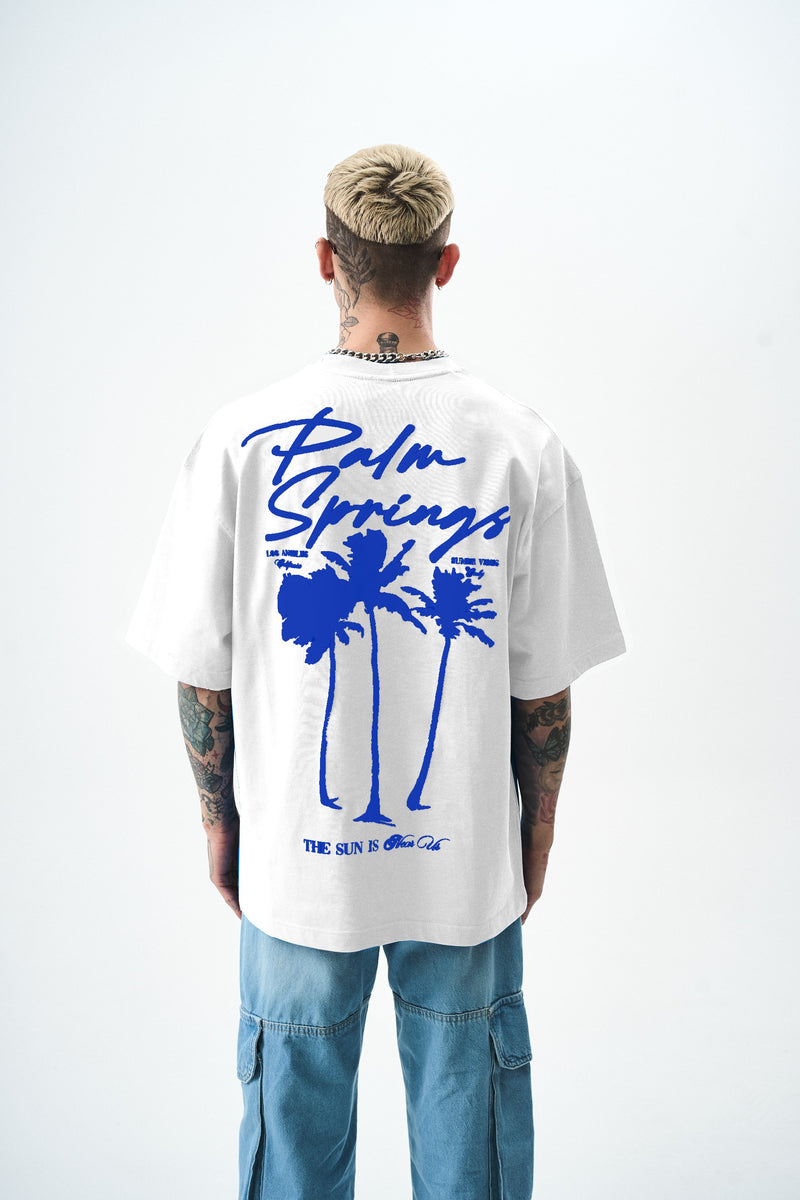 Palm Oversized T-Shirt White