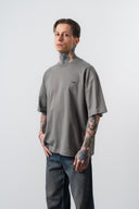Respire Injeciton Printed Oversized T-Shirt Khaki