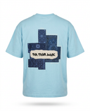 Far From Basic Oversized T-Shirt Baby Blue