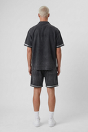 Washed Shirt Set Black