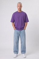 Basic Oversized T-Shirt 24/1 Purple