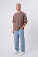 Basic Oversized T-Shirt 24/1 Brown