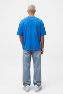 Basic Oversized T-Shirt 24/1 Sax Blue