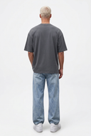 Basic Oversized T-Shirt 24/1 Smoked