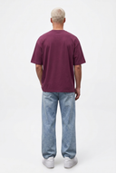 Basic Oversized T-Shirt 24/1 Cherry