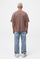 Basic Oversized T-Shirt 24/1 Brown