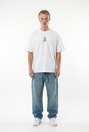 Embroidered Oversized T-Shirt Ecru
