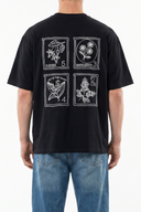Embroidered Oversized T-Shirt Black
