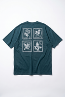 Embroidered Oversized T-Shirt Emerald