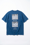 Betrayal Washed Oversized T-Shirt Navy