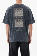 Betrayal Washed Oversized T-Shirt Black
