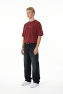 Betrayal Washed Oversized T-Shirt Burgundy