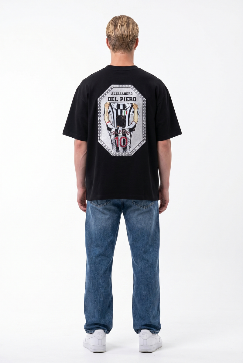 Piero Oversized T-Shirt Black