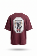 Piero Oversized T-Shirt Burgundy