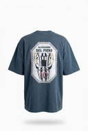 Piero Oversized T-Shirt Petrol Blue