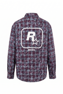 R Oversized Shirt Burgundy