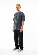 Amore Washed Oversized T-Shirt Black