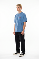 Amore Washed Oversized T-Shirt Blue