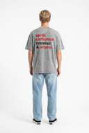 Amore Washed Oversized T-Shirt Gray