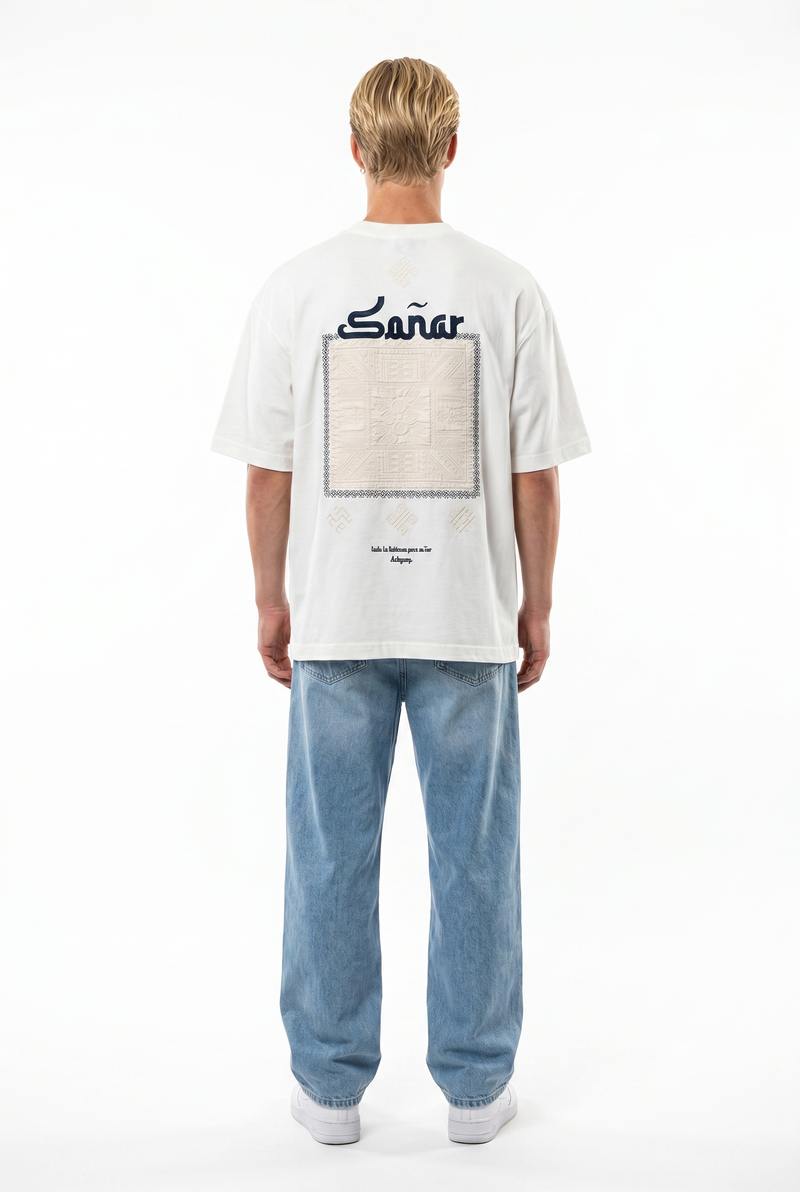 Sonar Oversized T-Shirt Ecru
