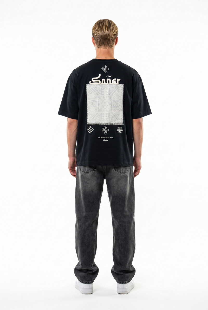 Sonar Oversized T-Shirt Black