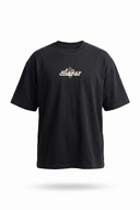 FFB Embroidered Oversized T-Shirt Smoked
