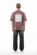 Sonar Oversized T-Shirt Brown