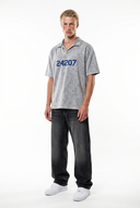 24207 Washed Oversized T-Shirt Gray