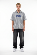 24207 Washed Oversized T-Shirt Gray