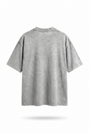 24207 Washed Oversized T-Shirt Gray