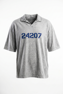 24207 Washed Oversized T-Shirt Gray