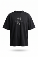FFB Embroidered Oversized T-Shirt Black