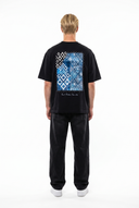 FFB Embroidered Oversized T-Shirt Black